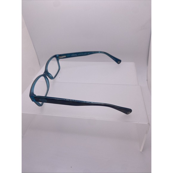 Coach Eyeglasses Women FRAMES ONLY HC 6040 Brooklyn 52-16-135 Tortoise Teal 371 - Picture 10 of 16